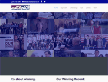 Tablet Screenshot of campaigngroup.tv
